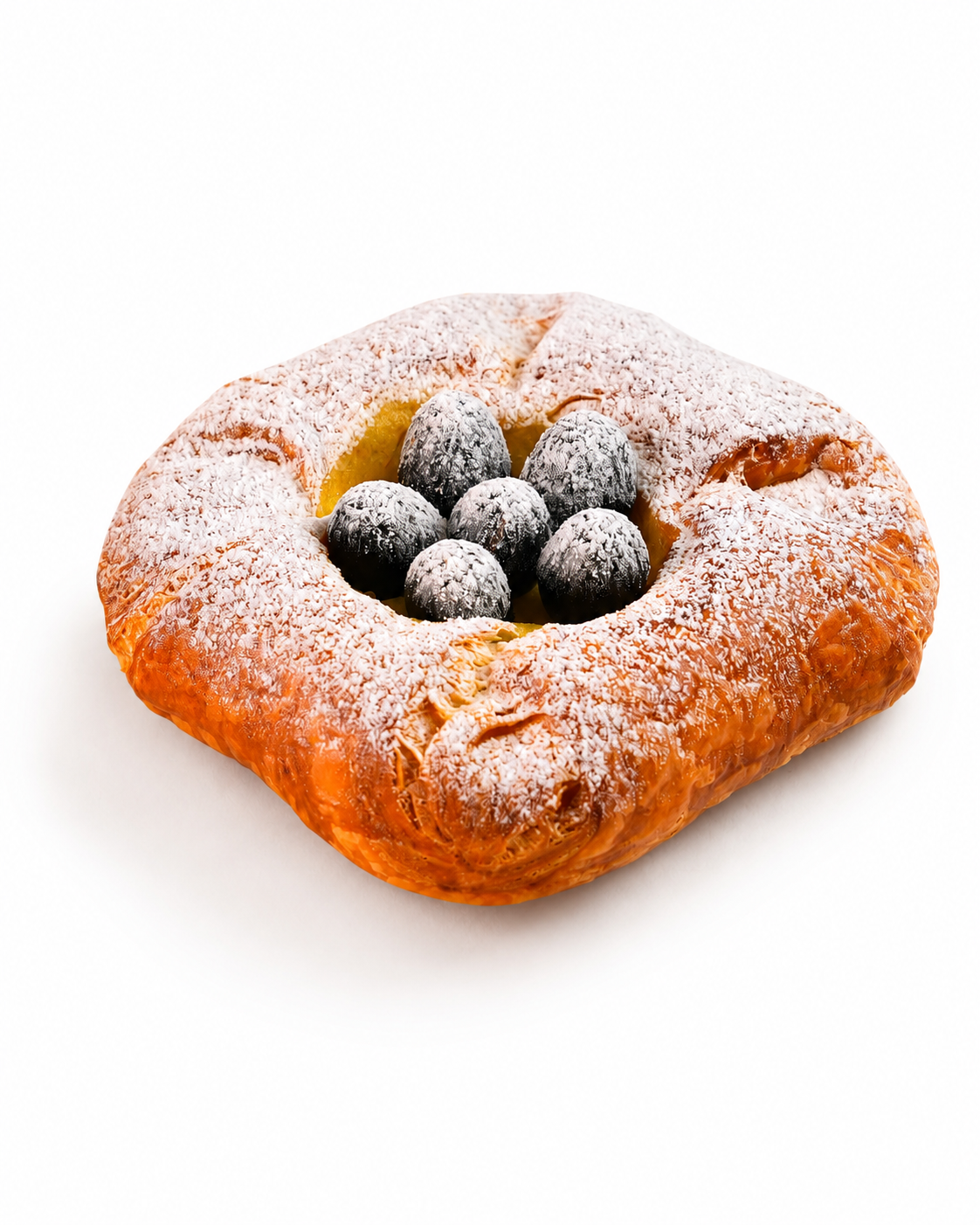 Blueberry Croffle